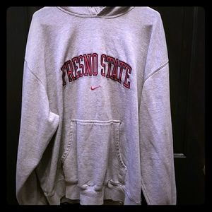 Fresno State Grey hooded Nike sweatshirt 2xl